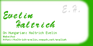 evelin haltrich business card